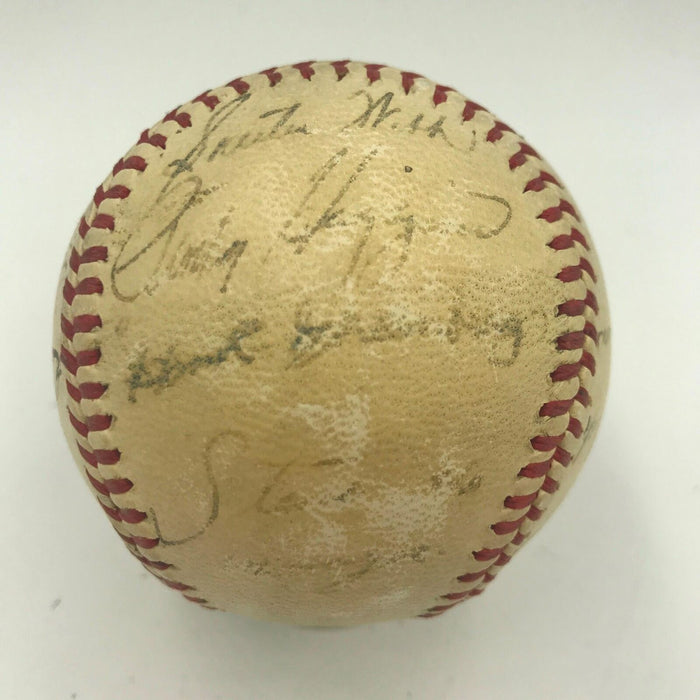 1946 Detroit Tigers Team Signed Autographed American League Baseball JSA COA