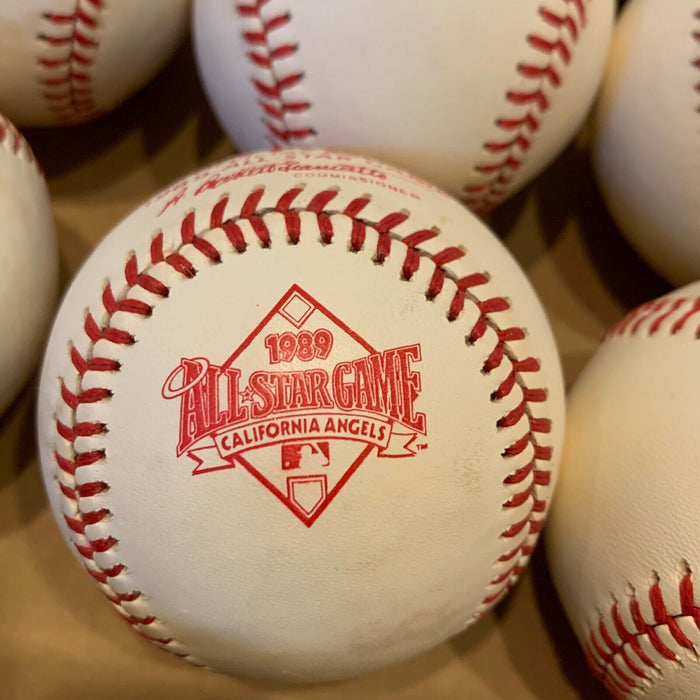 One Dozen Rawlings New Official 1989 All Star Game Baseballs 12 Balls