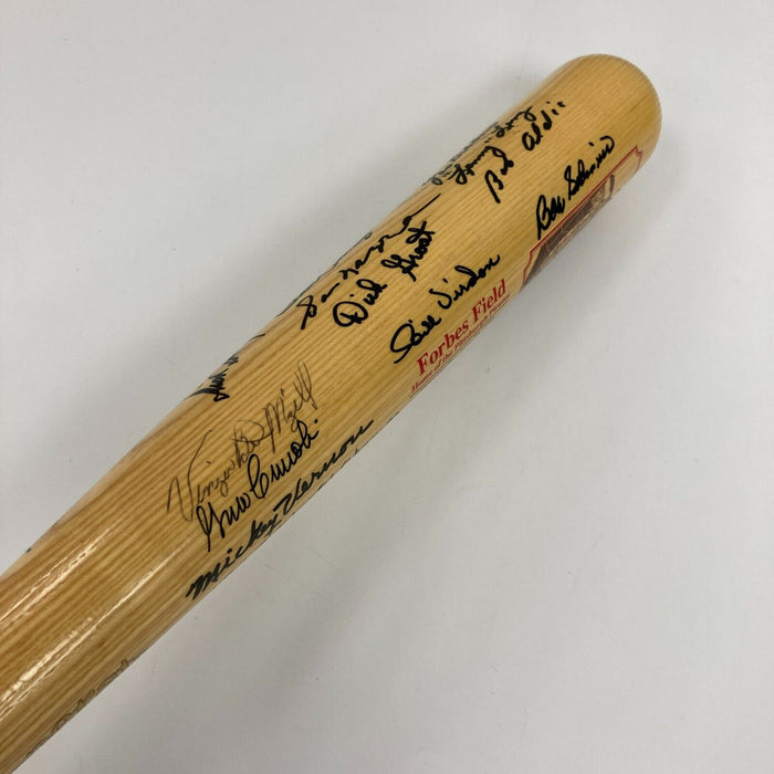 1960 Pittsburgh Pirates World Series Champs Team Signed Baseball Bat JSA COA