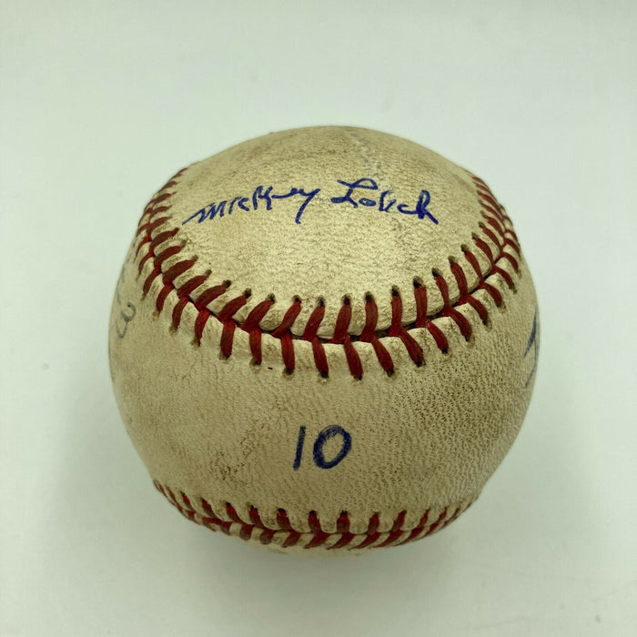 Mickey Lolich Signed Career Win No. 151 Final Out Game Used Baseball Beckett COA