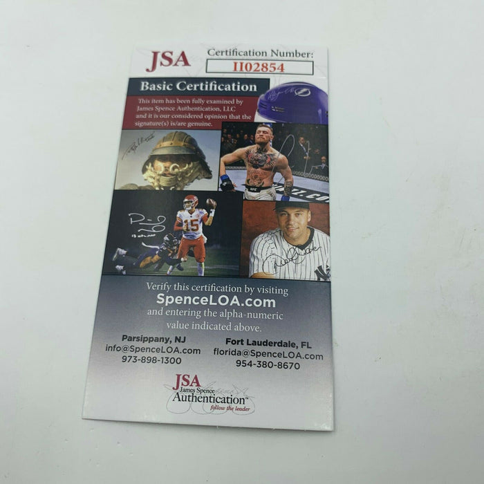 Jack Roush "USA" Nascar Signed Autographed Official League Baseball JSA COA