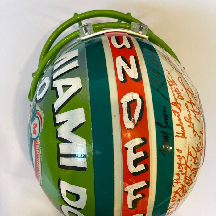 1972 Miami Dolphins Super Bowl Champs Team Signed Full Size Authentic Helmet JSA
