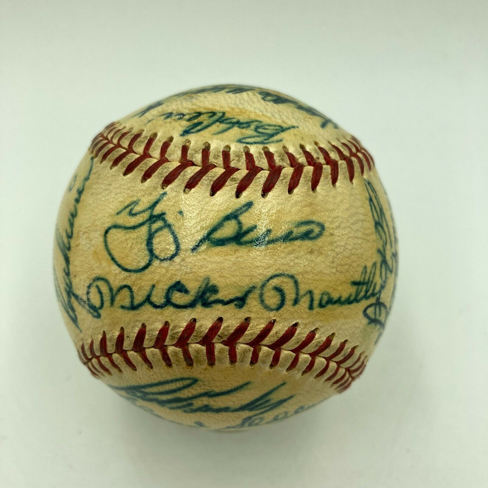 Autographed Baseballs, Babe Ruth, Roger Maris, 1956 and 1961