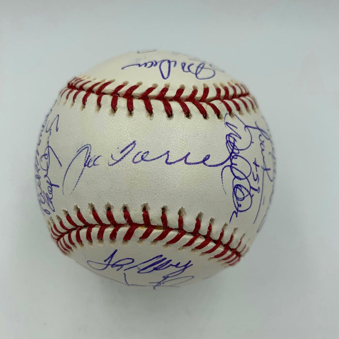 2003 Yankees Team Signed World Series Baseball Derek Jeter Mariano Rivera MLB