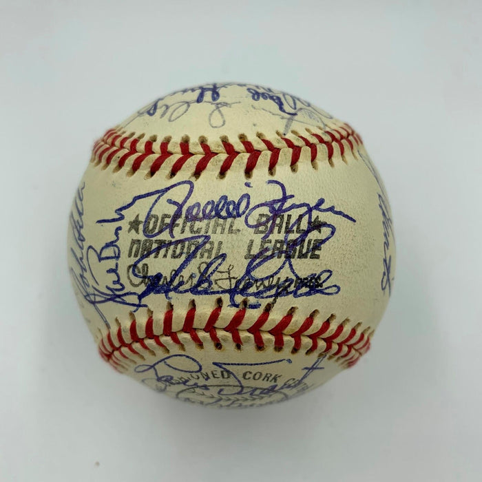 The Finest 1974 All Star Game Team Signed Baseball Thurman Munson 32 Sigs JSA