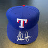 Nolan Ryan Signed Authentic Texas Rangers Game Model Baseball Hat JSA COA