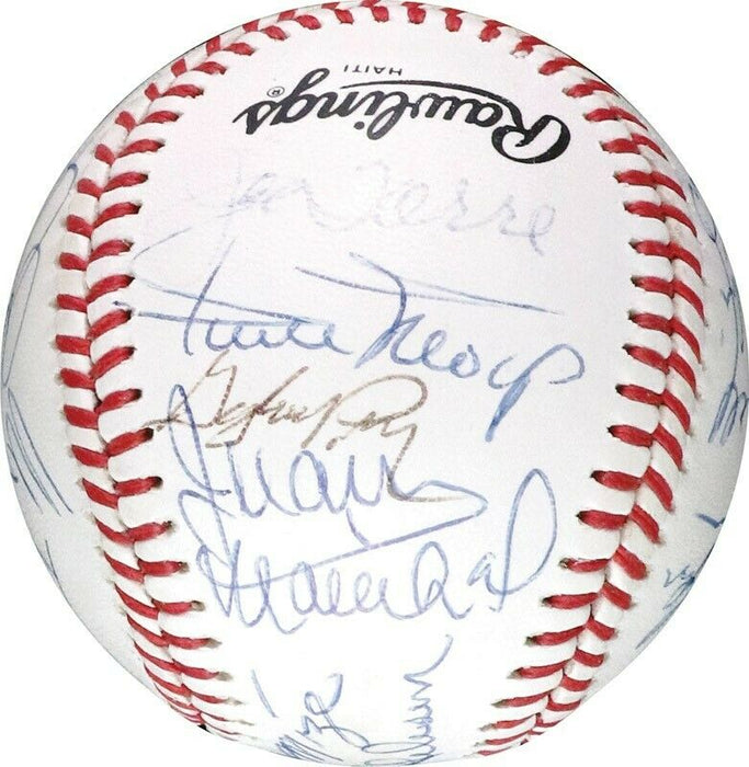 Willie Mays Hall Of Fame Legends Multi Signed Baseball 20 Sigs PSA DNA & Beckett