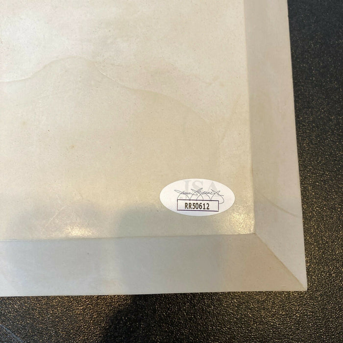 David Ortiz "#34 Big Papi" Signed Inscribed Full Size Home Plate Base JSA COA