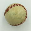 Extraordinary Mickey Mantle 1952 Rookie Signed "Yankees" Mini Baseball JSA COA