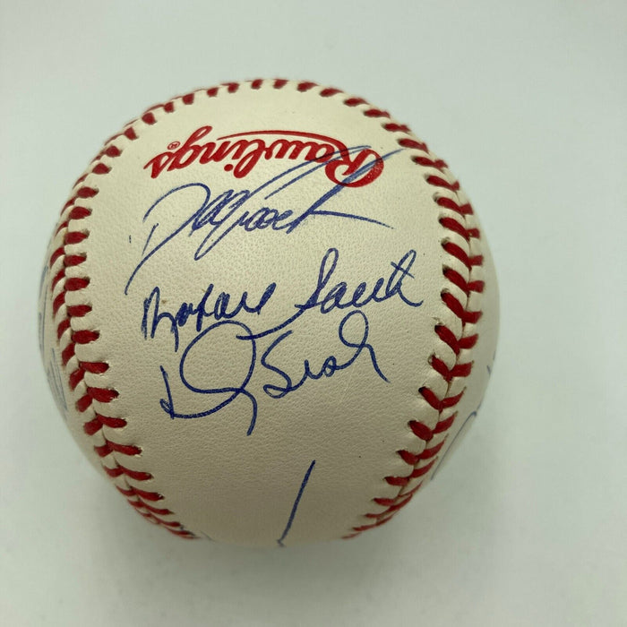 1986 New York Mets World Series Champs Team Signed World Series Baseball JSA