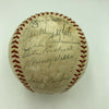 1963 Los Angeles Dodgers World Series Champs Team Signed Baseball Koufax PSA DNA