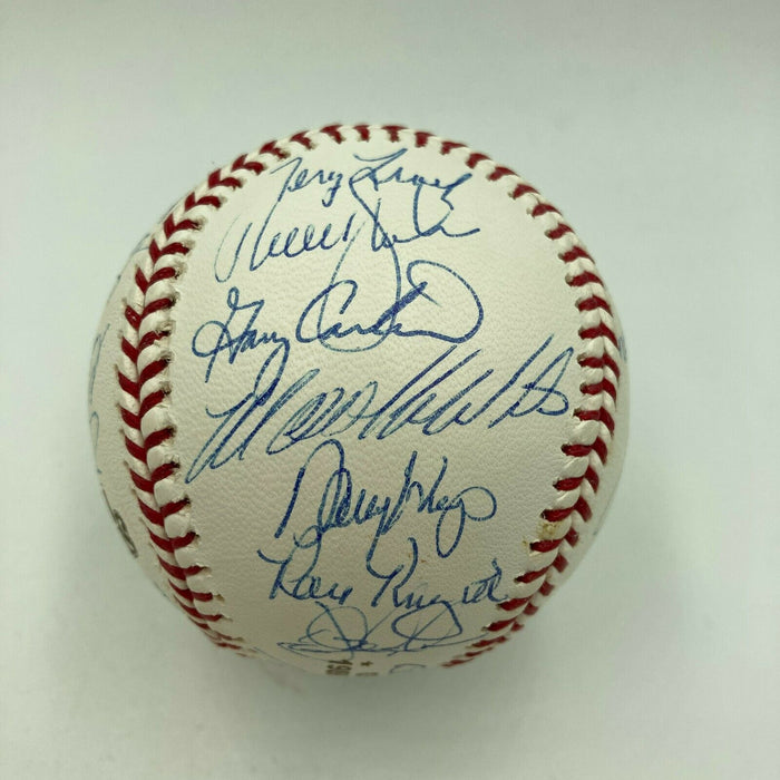 1986 New York Mets Team Signed 1986 World Series Baseball MLB Authenticated