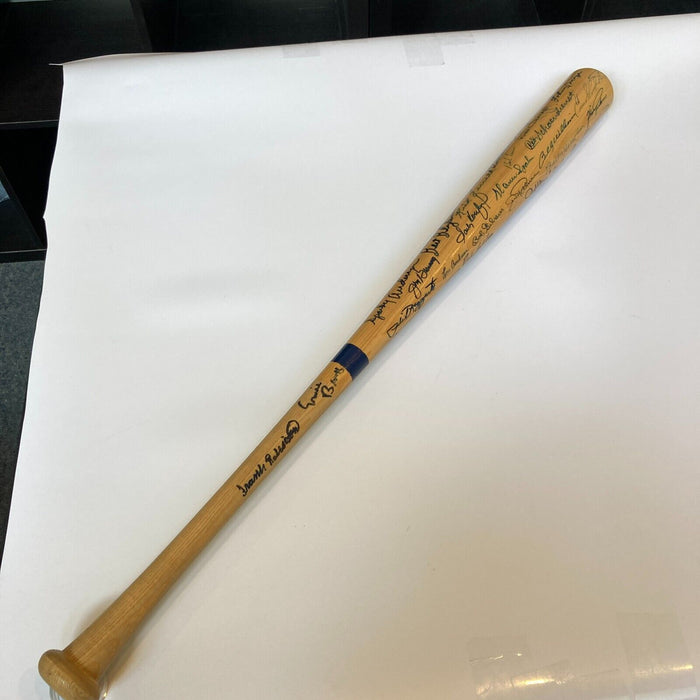 Hall Of Fame Legends Signed Baseball Bat 50 Signatures Sandy Koufax PSA DNA COA