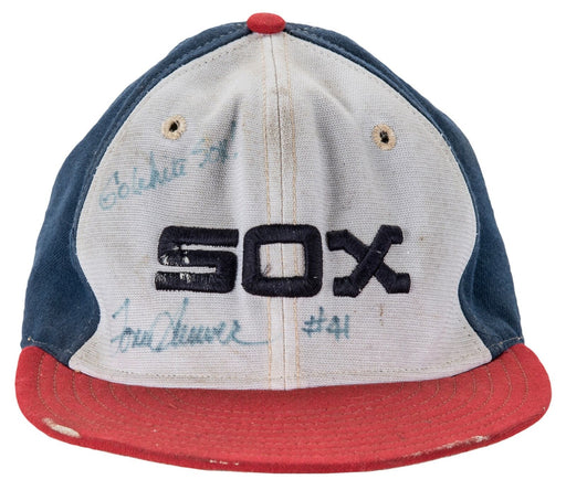 1984 Tom Seaver Game Used & Signed Chicago White Sox Cap PSA DNA & Beckett COA