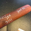 Beautiful Hank Aaron "755 HR 3771 RBI HOF 1982" Signed STAT Baseball Bat JSA COA