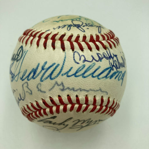 Stunning 1971 HOF Induction Signed Baseball Ted Williams Stan Musial JSA COA
