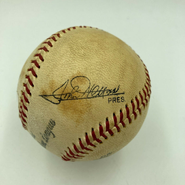 Satchel Paige Single Signed Autographed Baseball With PSA DNA COA