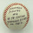 Rare Ralph Kiner Signed Heavily Inscribed Pirates Career Stats Baseball PSA DNA