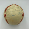 1951 All Star Game Team Signed Baseball Joe Dimaggio & Nellie Fox With JSA COA