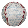 Nice 1954 Hank Aaron Rookie Milwaukee Braves Team Signed Baseball Beckett COA