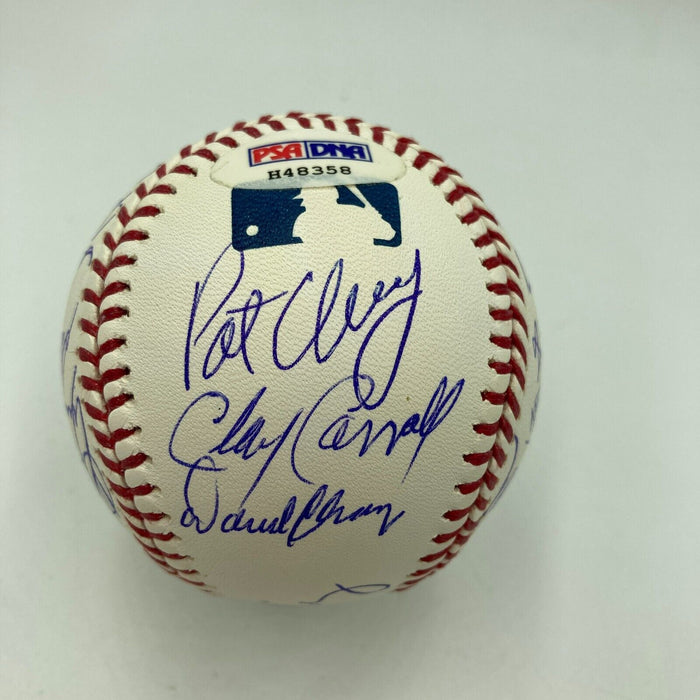 Beautiful 1976 Cincinnati Reds World Series Champs Team Signed Baseball PSA DNA