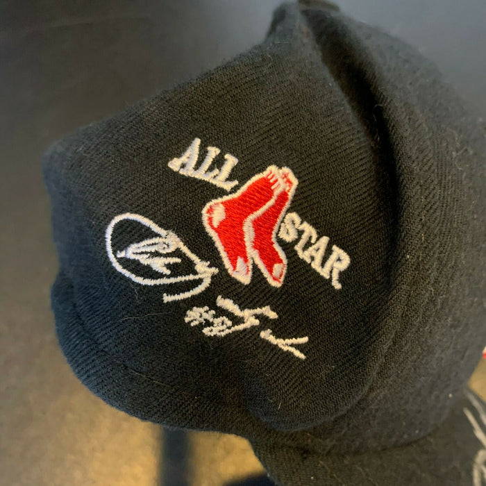 Carl Yastrzemski Signed 1999 First Pitch Game Used All Star Game Hat JSA COA