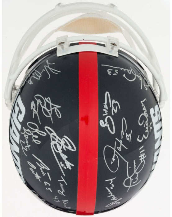 1986 New York Giants Super Bowl Champs Team Signed Full Size Helmet JSA COA