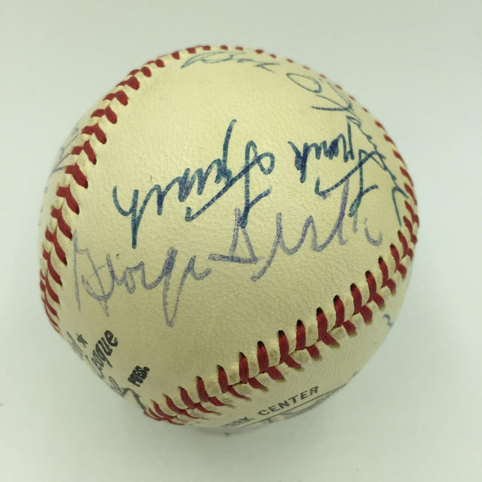 George Sisler Stan Musial Dizzy Dean Haines Ken Williams Signed Baseball PSA DNA