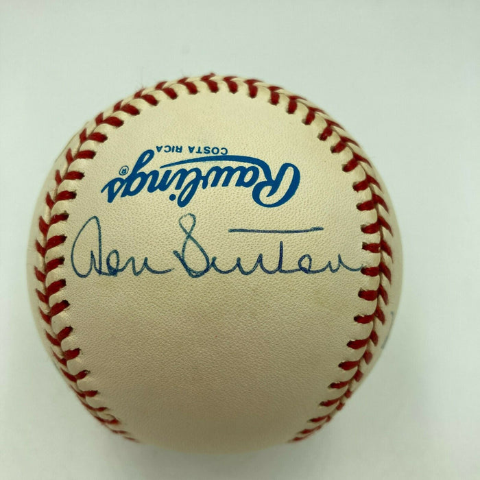 Nolan Ryan Tom Seaver 300 Win Club Signed Baseball With JSA COA