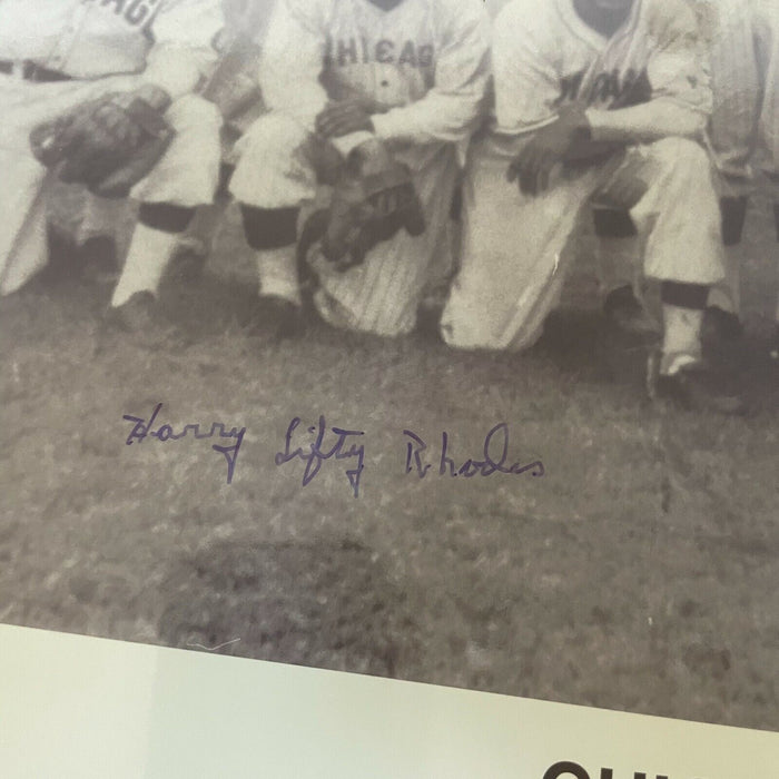 1947 Chicago American Giants Negro League Team Signed Large 18x24 Photo JSA COA