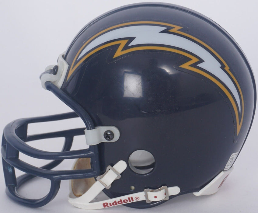 Junior Seau Signed San Diego Chargers Riddell Mini Helmet Beckett COA