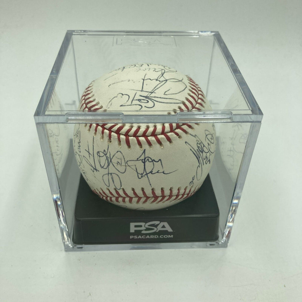 2006 St. Louis Cardinals World Series Champs Team Signed Baseball PSA DNA