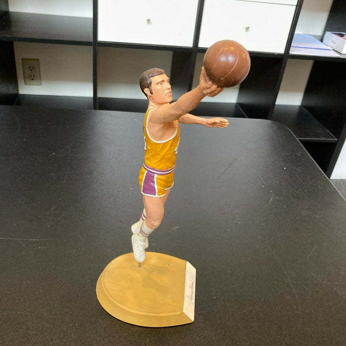 Jerry West Signed Autographed Salvino Statue Action Figure With Box