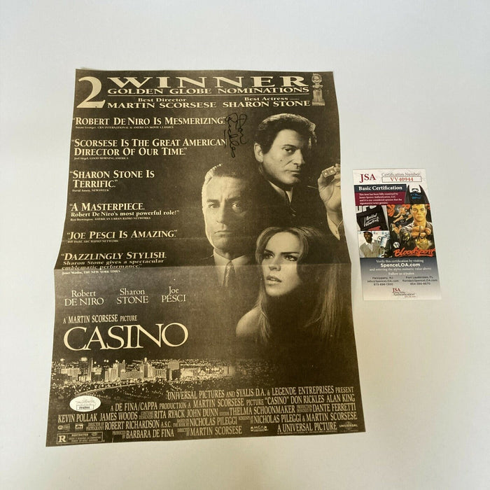 Don Rickles Signed Casino Movie Newspaper Photo With JSA COA