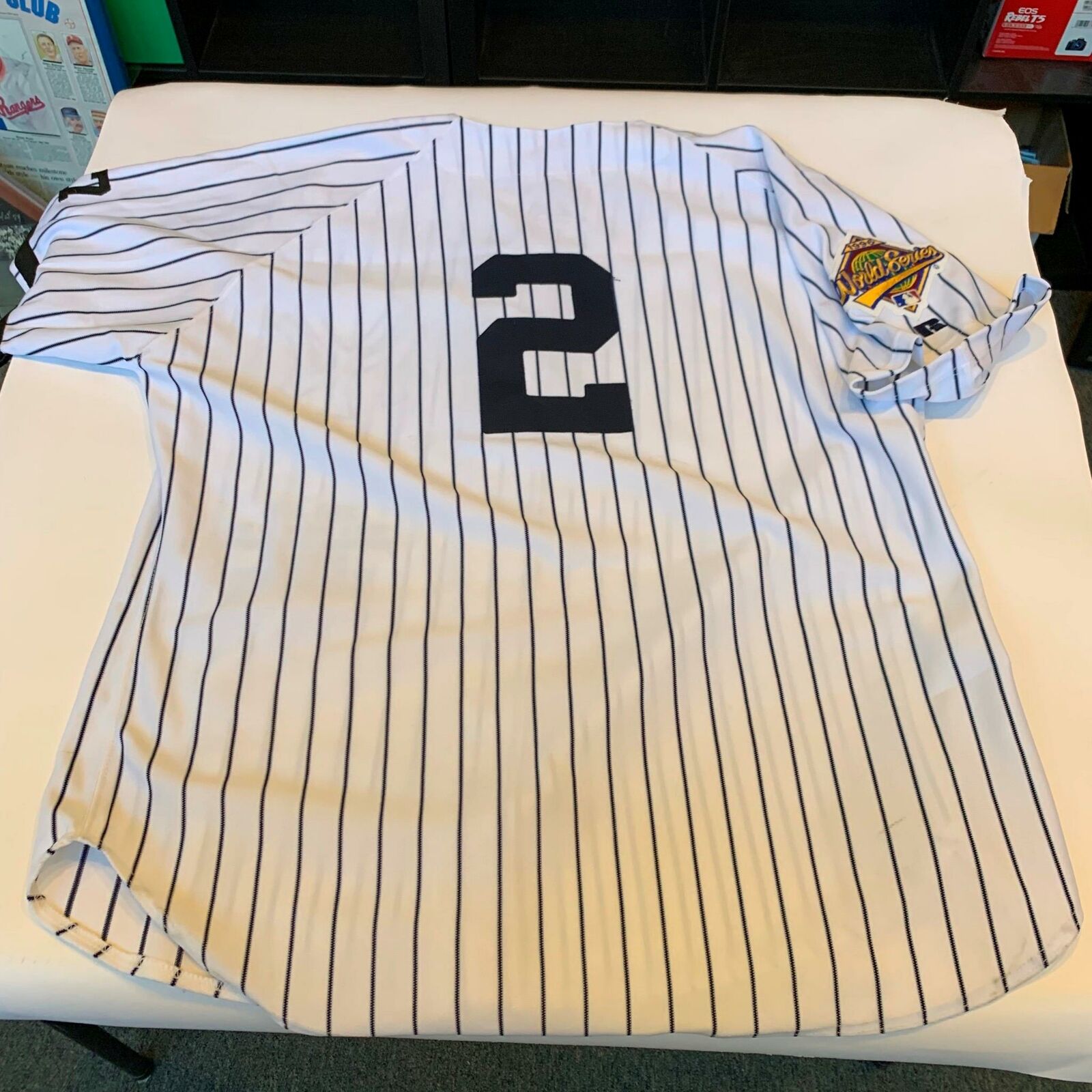 1996 Derek Jeter Rookie Signed Authentic New York Yankees Jersey With —  Showpieces Sports
