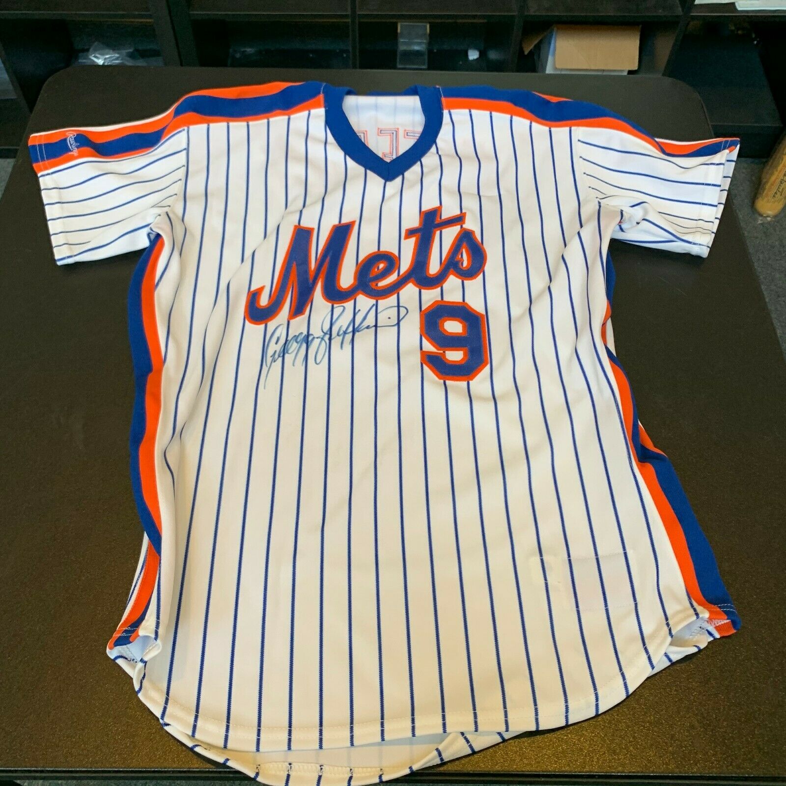 Lot Detail - 1990 Gregg Jefferies New York Mets Game-Used & Autographed  Home Jersey (JSA)