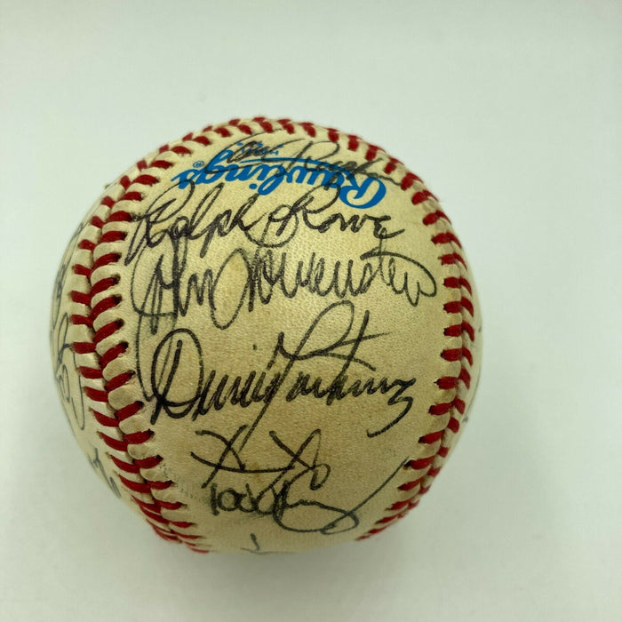 1983 Baltimore Orioles World Champions Team Signed Baseball Cal Ripken JSA