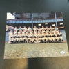 1950 New York Yankees World Series Champs Team Signed Photo Joe Dimaggio JSA COA