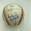 1977 New York Yankees World Series Champs Team Signed AL Baseball JSA COA