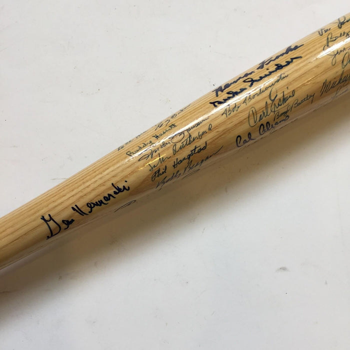 Beautiful 1950's Brooklyn Dodgers Multi Signed Cooperstown Bat With 46 Sigs PSA