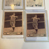 (4) Joe Dimaggio Porcelain Playball Baseball Cards