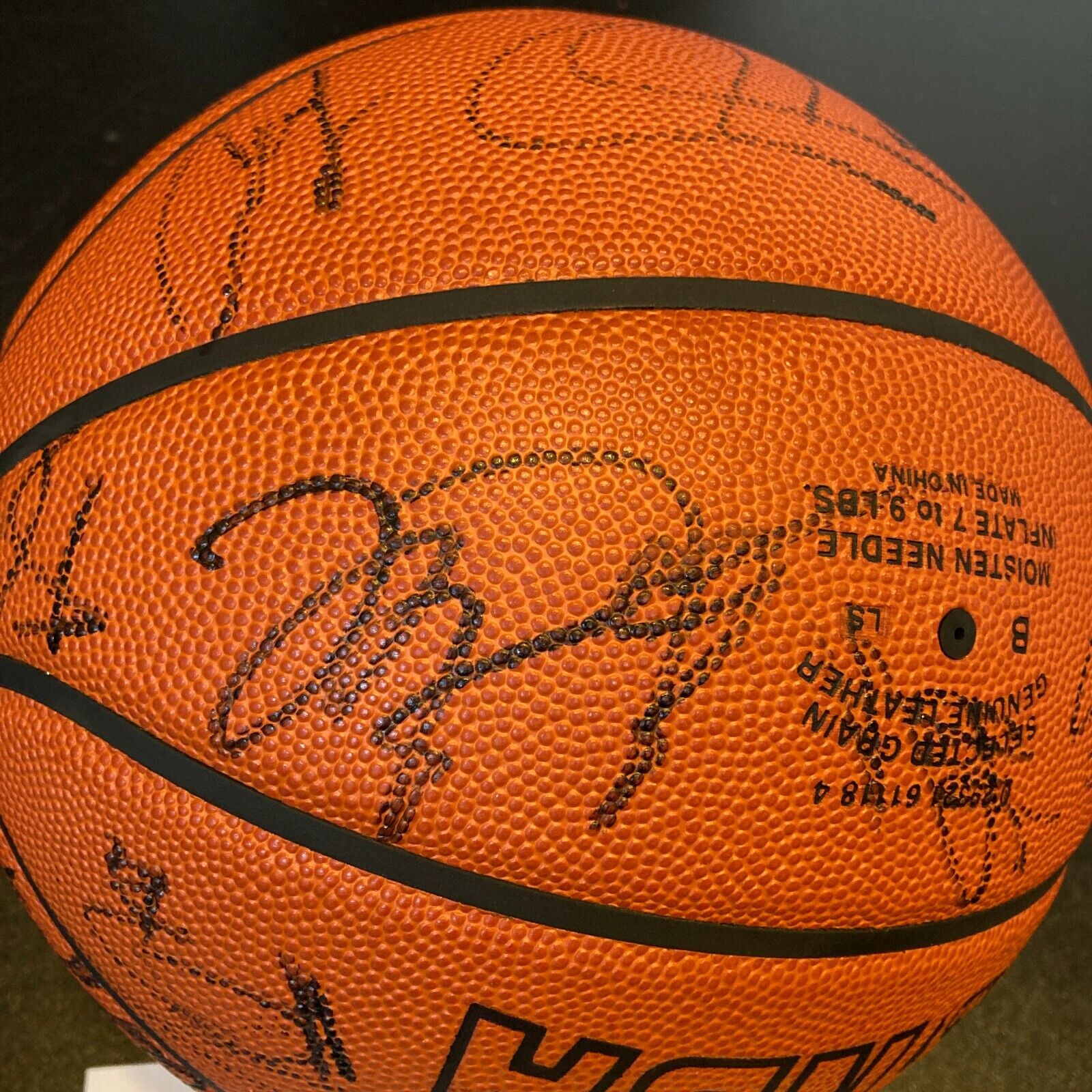Michael Jordan Kobe Bryant 2002 All Star Game Signed Basketball Becket —  Showpieces Sports