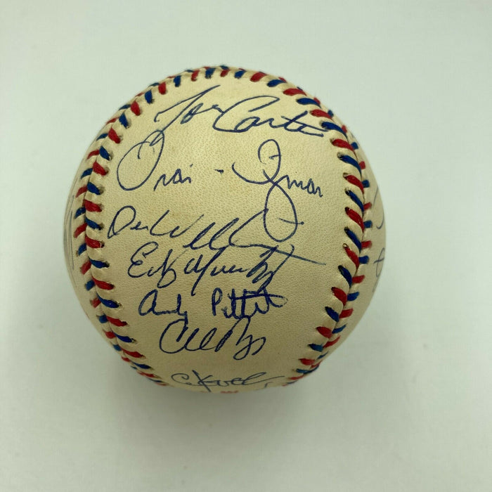 1996 All Star Game Team Signed Baseball Cal Ripken Jr. & Mark Mcgwire