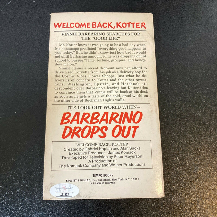 Welcome Back Kotter Cast Signed Vintage 1970's Book With JSA COA