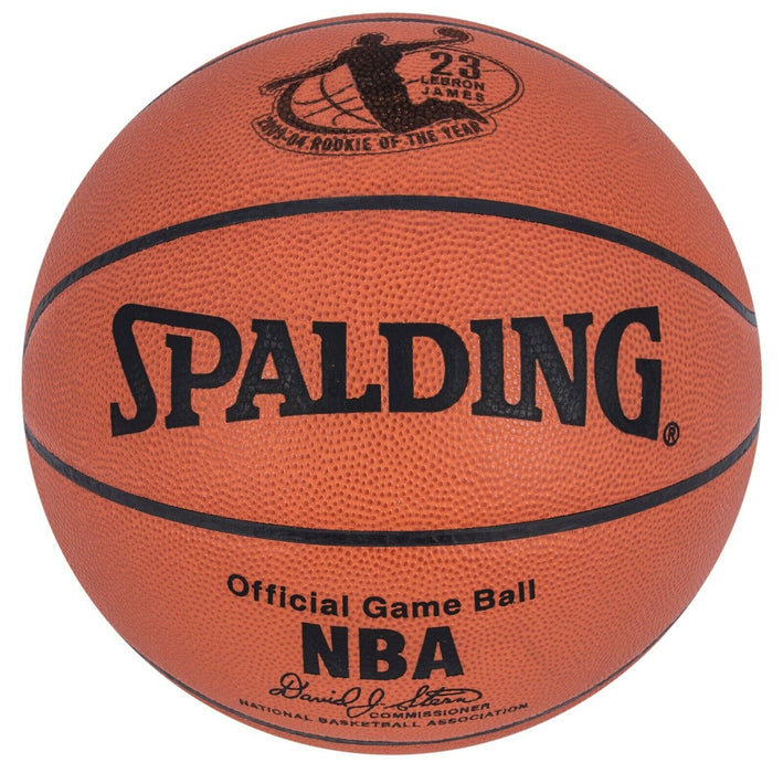LeBron James "2004 Rookie Of The Year" Signed Basketball With UDA Upper Deck COA
