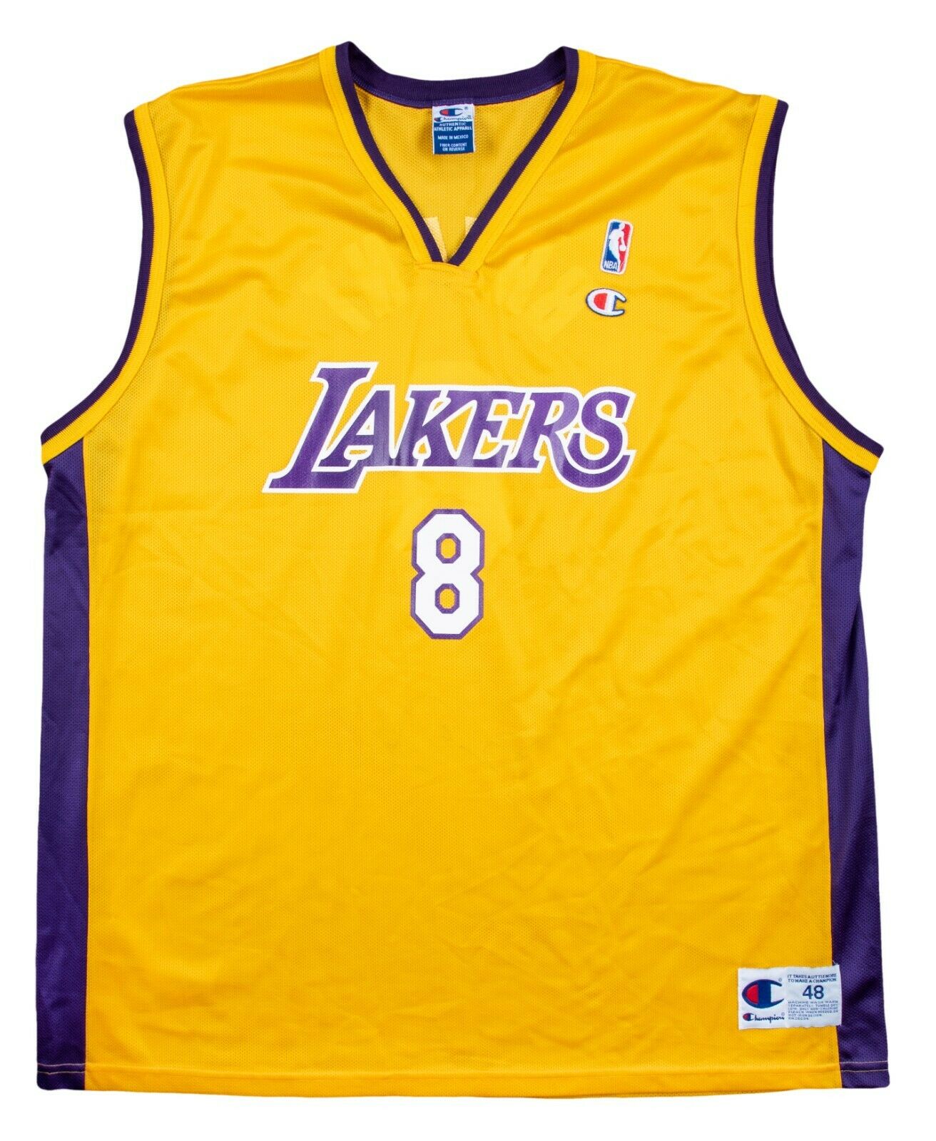 Authentic Kobe Bryant Champion Los Angeles Lakers Jersey 