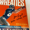 Steve Largent Signed Inscribed Wheaties Cereal Box JSA COA