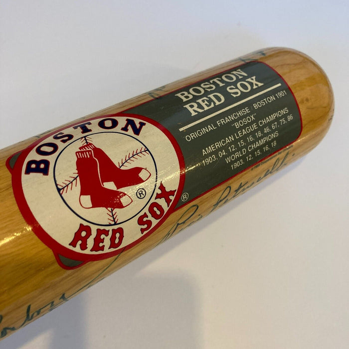 Beautiful Boston Red Sox HOF Multi Signed Cooperstown Baseball Bat JSA COA
