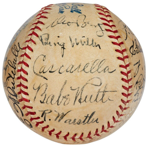 The Finest Babe Ruth & Lou Gehrig 1934 Tour of Japan Team Signed Baseball PSA