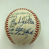 Hall Of Fame Multi Signed Cracker Jack Old Timers Game Baseball Beckett COA